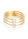 Bague " Abbie" Or Jaune 375/1000