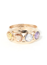Bague Maden Colormix "Or Jaune 375/1000