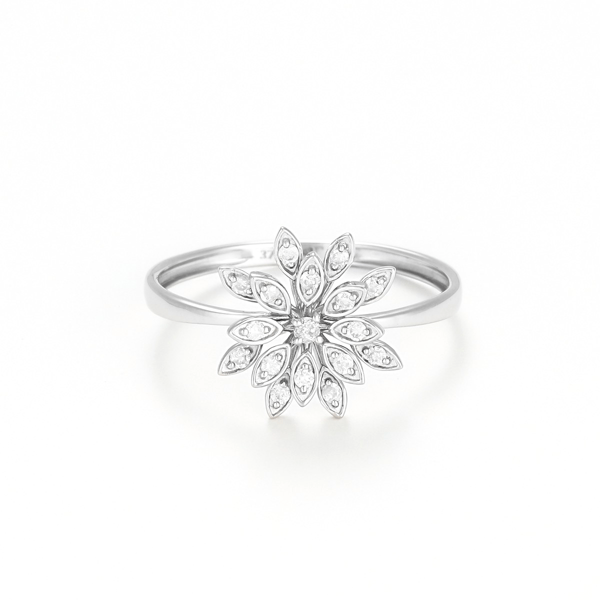 Bague "Bouquet" Or et Diamants Bague " Rosaline" Or blanc et Diamant