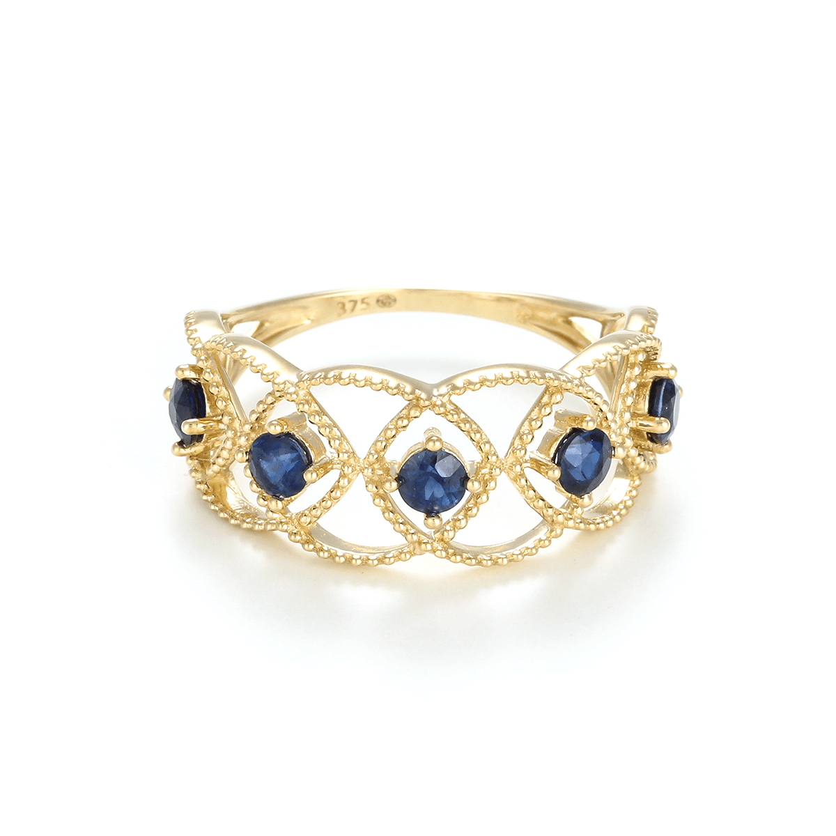 Bague "Amoro" Or et Diamants Bague " Léopoldine" Or jaune et Saphir