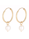 Boucle d'oreilles " Gama Perle" Or Jaune 375/1000
