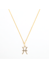 Pendentif astrologique "Poisson" Or Jaune 375/1000