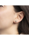 Boucles d'oreilles Or Jaune "DIVINE" Diamants 0,12 carat
