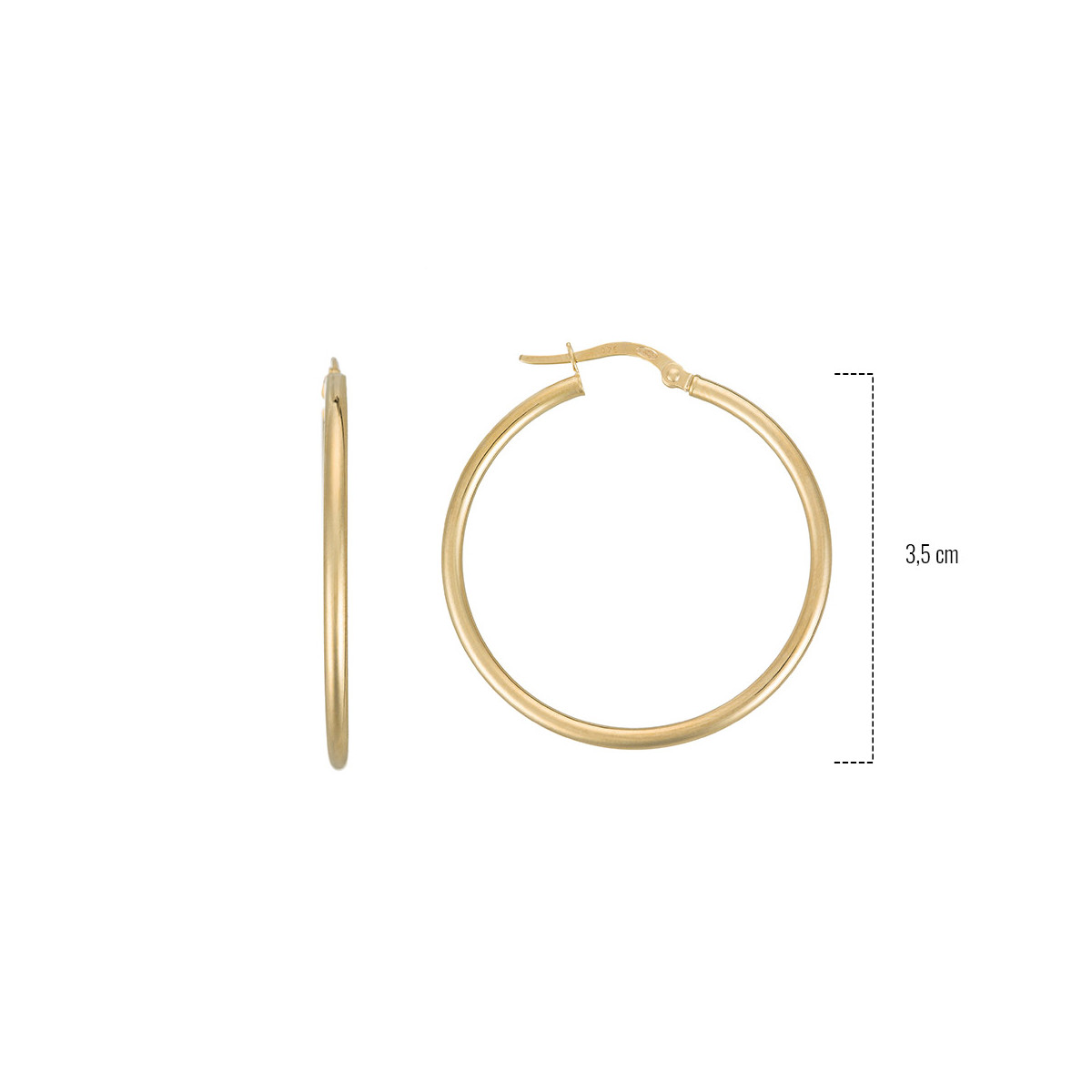 Boucles d'oreilles "Magnificence" Or jaune