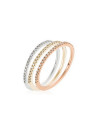 Bague Trio "Belles Alliances" Or et Diamants