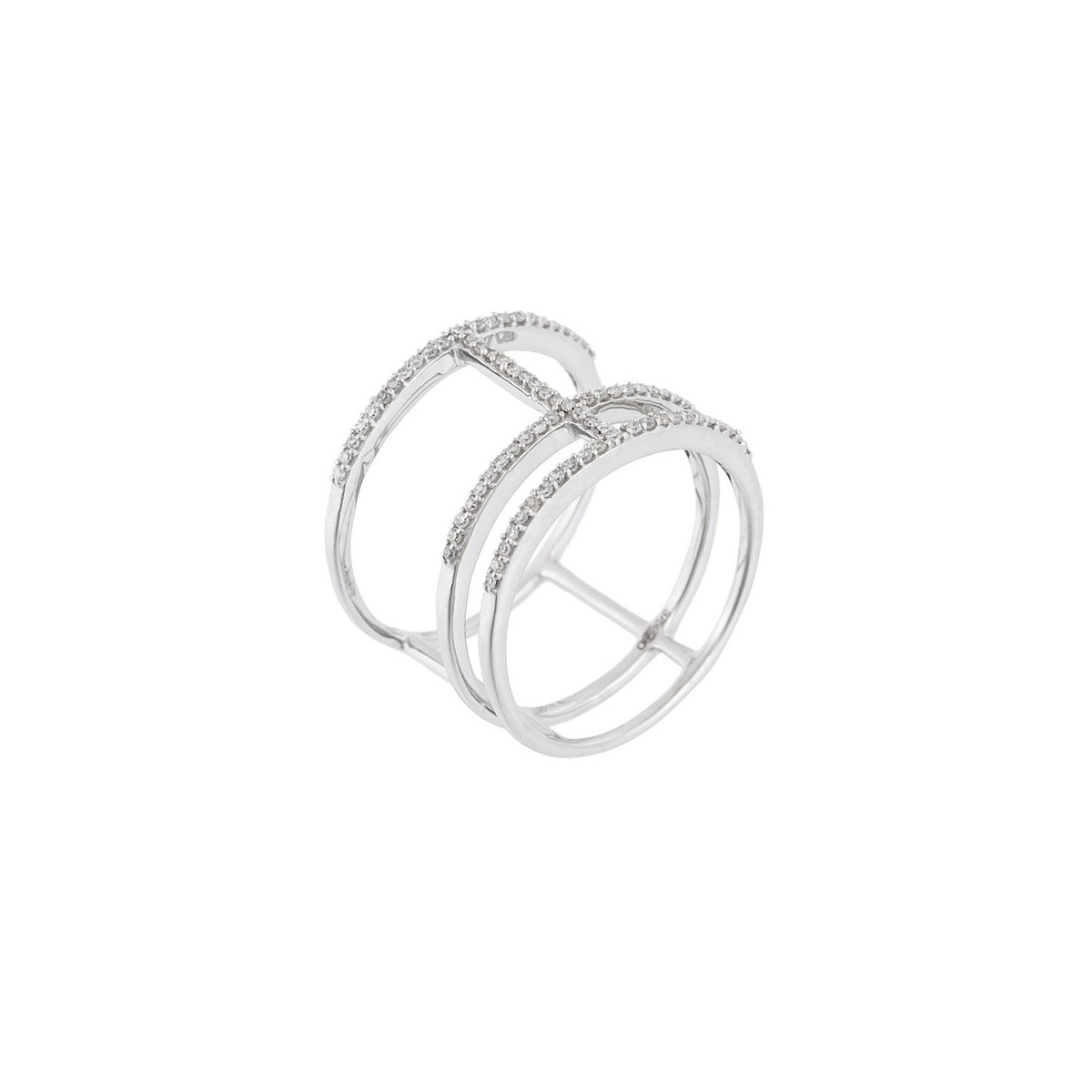 Bague "Géométrie" Or et Diamants Bague "Géométrie" Or et Diamants