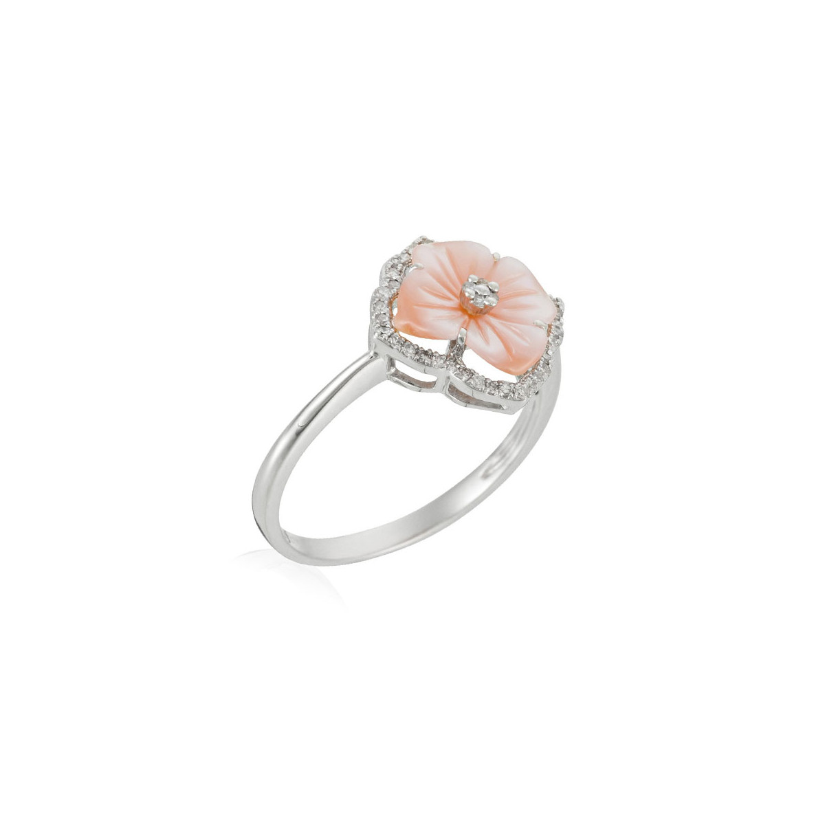 Bague "Troene Nacre" Or et Diamants Bague "Troene Nacre" Or et Diamants