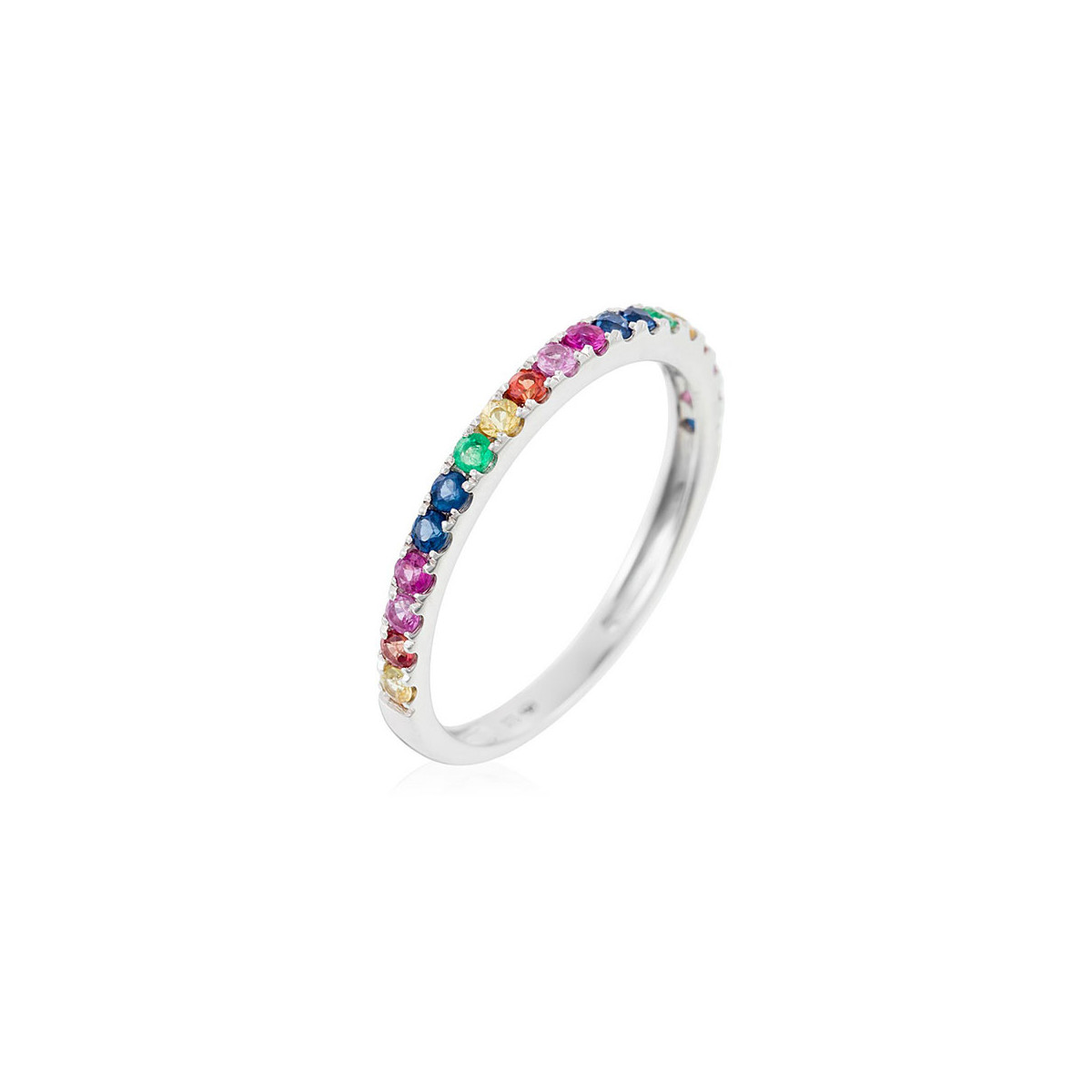 Bague "Colorful love" Or et Diamants Bague "Douceur Majestueuse" Or blanc et Saphir