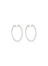 Boucles d'oreilles "Créoles de diamants" Or et Diamants