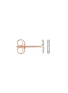Boucles d'oreilles "Precious barrette" Or et Diamants