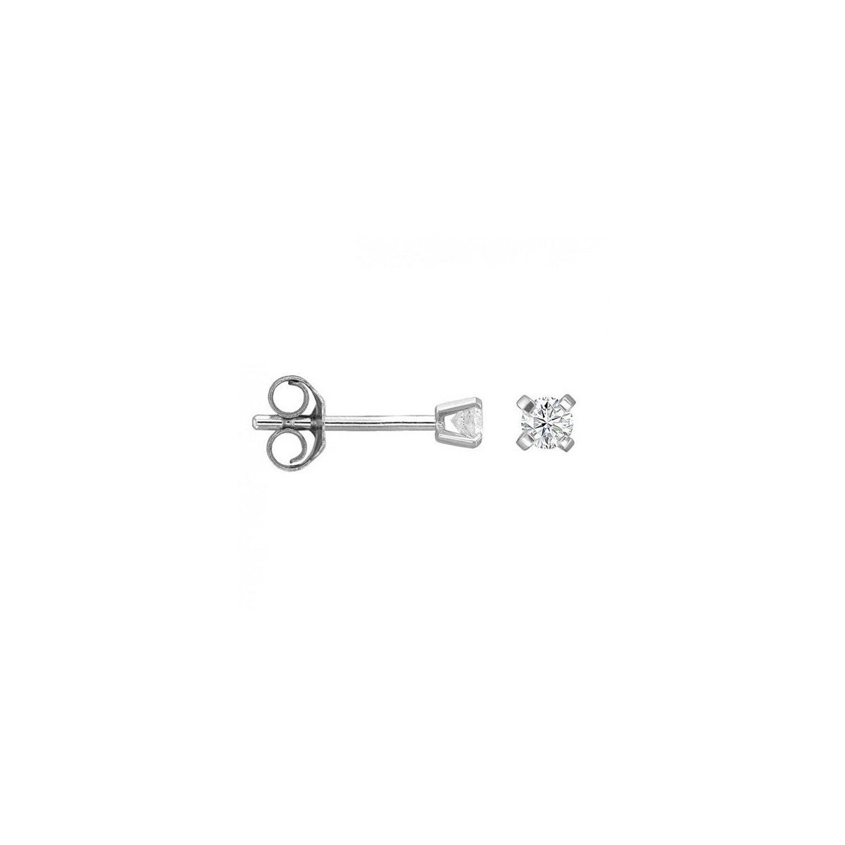 Boucles d'oreilles "Ma Puce 0,10ct" Or et Diamants Boucles d'oreilles "Divine Brillante" Or blanc et Diamant