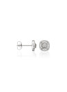 Boucles d'oreilles "Carré richesse" Or et Diamants