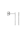 Boucles d'oreilles "Straight fall" Or et Diamants