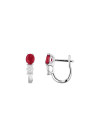 Boucles d'oreilles "Lisemore Rubis" Or et Diamants