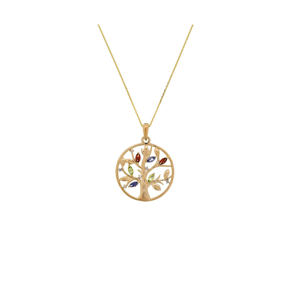 Pendentif "Arbre de Vie" Or et Diamants Pendentif Arbre de Vie Or jaune et Multipierres