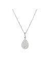 Pendentif "Goutte de pluie" Or et Diamants