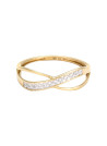 Bague "Liée" Or et Diamant