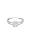 Bague "Brillants Baguettes" Or et Diamants