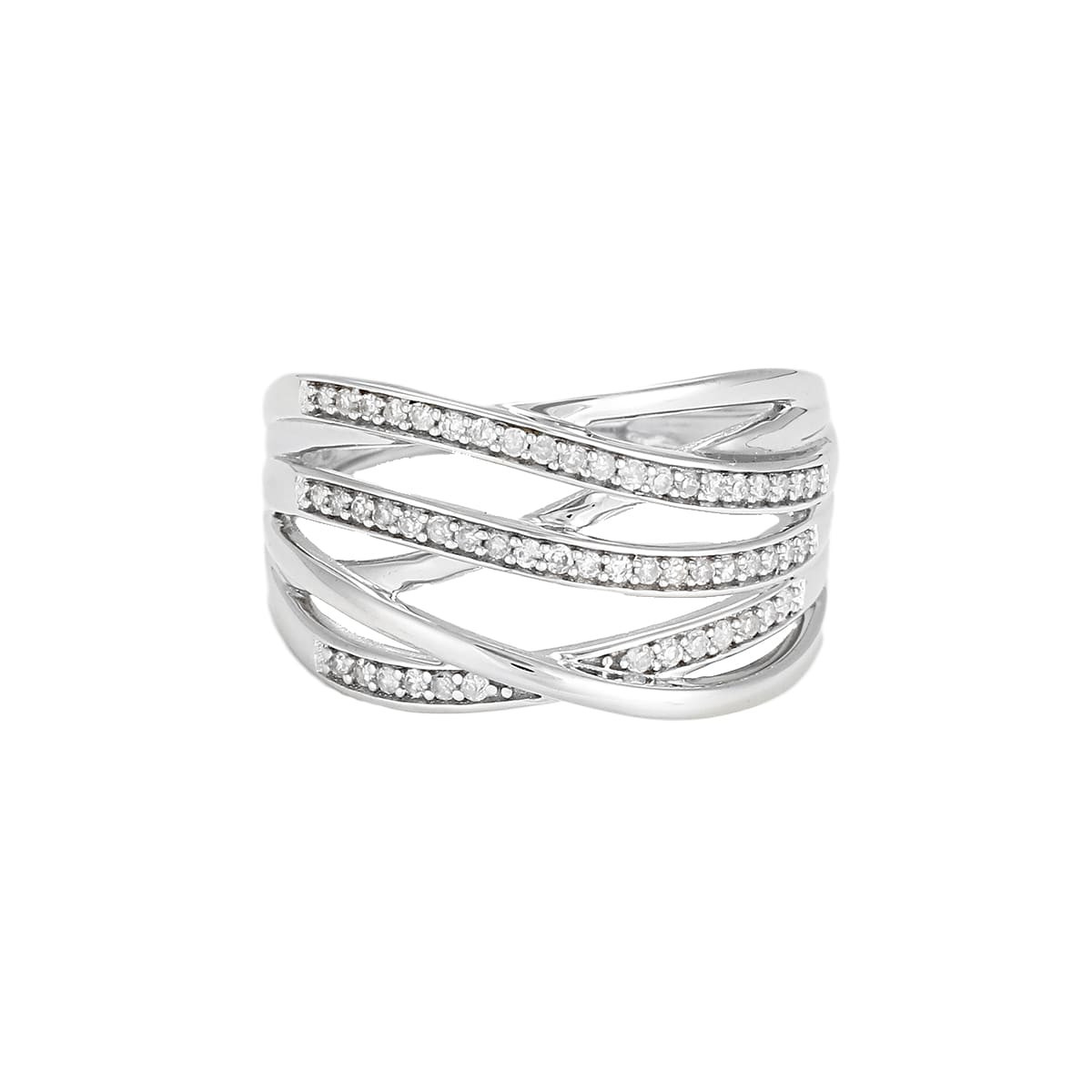 Bague "Nos Chemins" Or et Diamant Bague " Tiphaine" Or blanc et Diamant