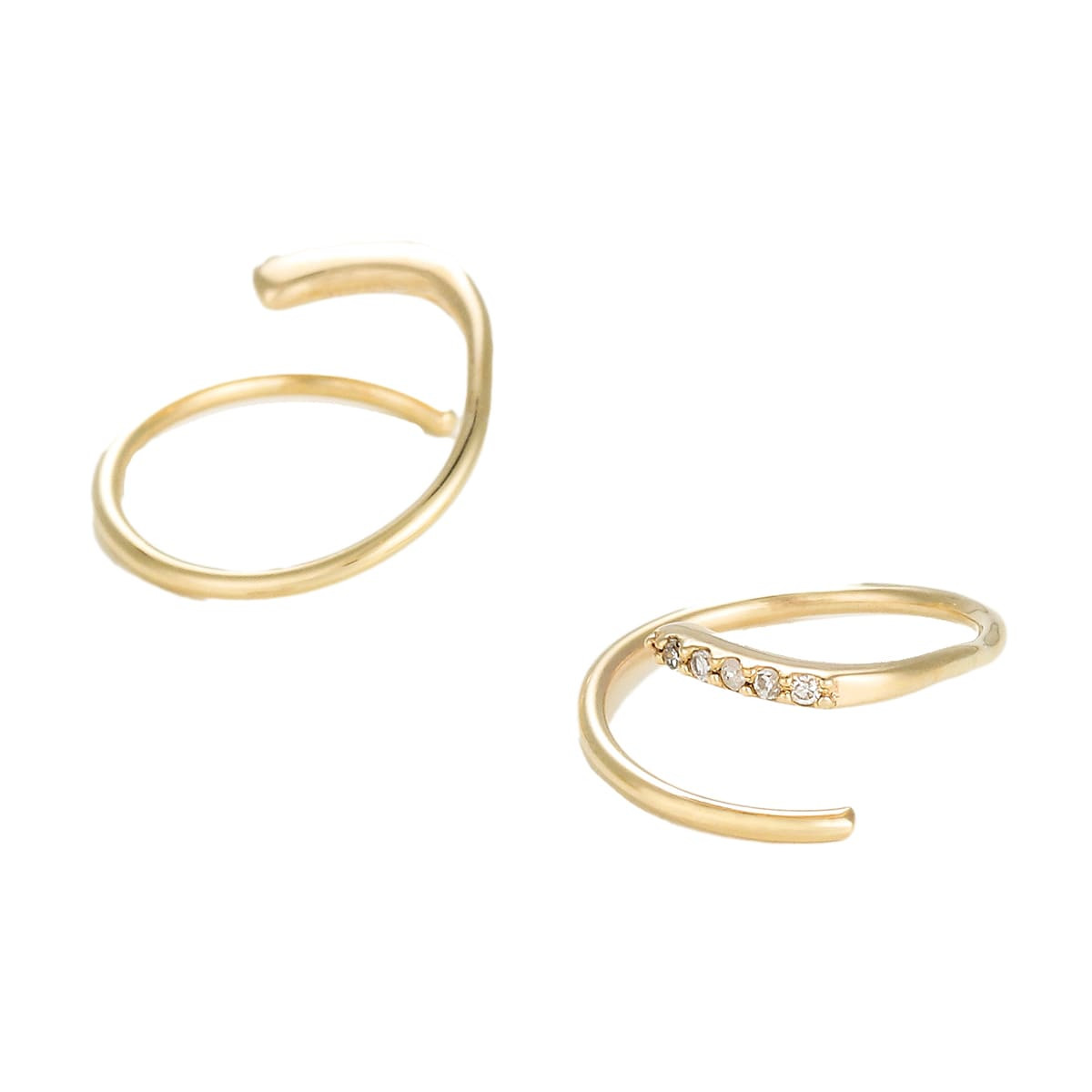 Boucles d'oreilles "Joli tourbillon diamant" Or et Diamants Boucles d'oreilles "Magnificense" Or jaune et Diamant