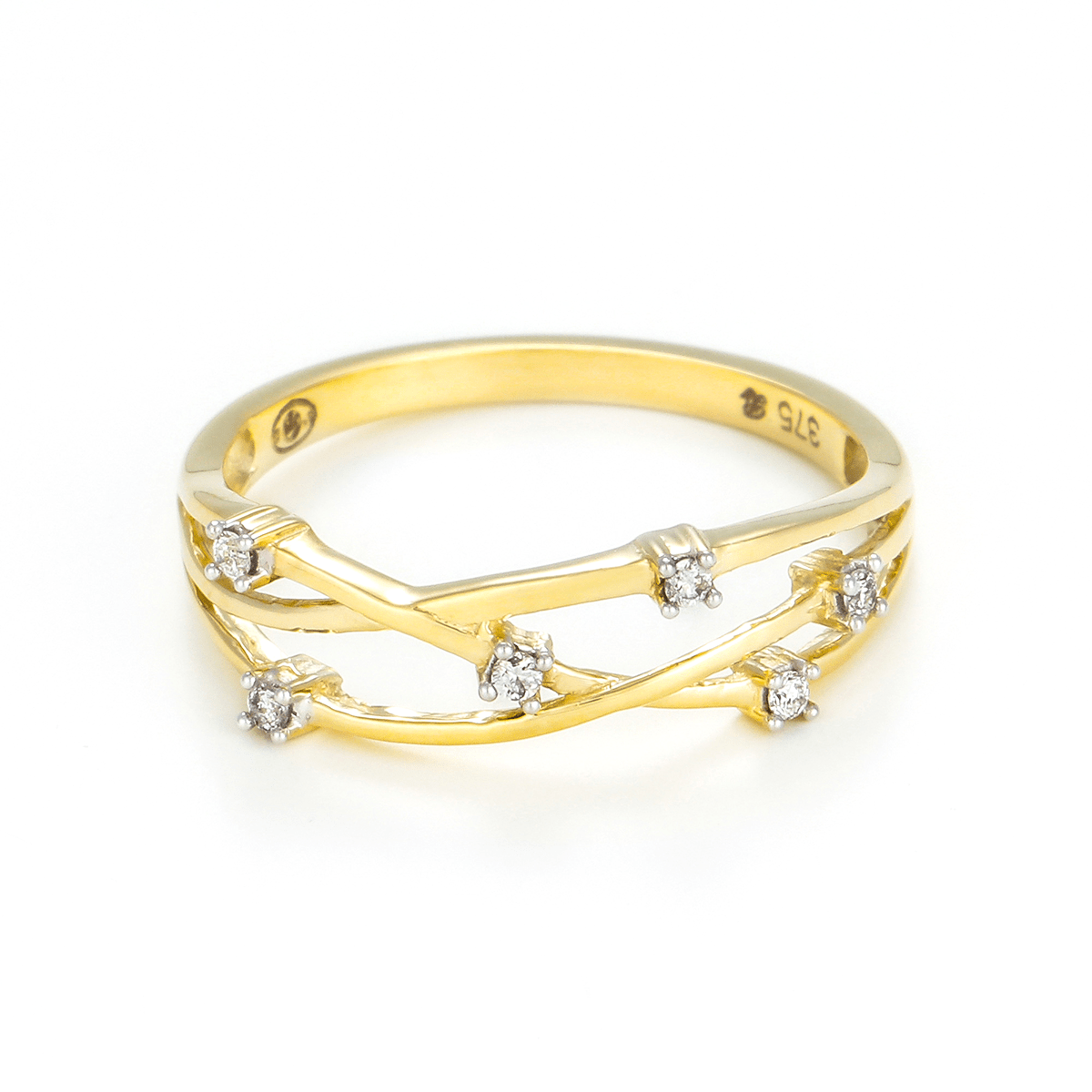 Bague "Jolie Constellation" Or et Diamant Bague "Capiteuse" Or jaune et Diamant