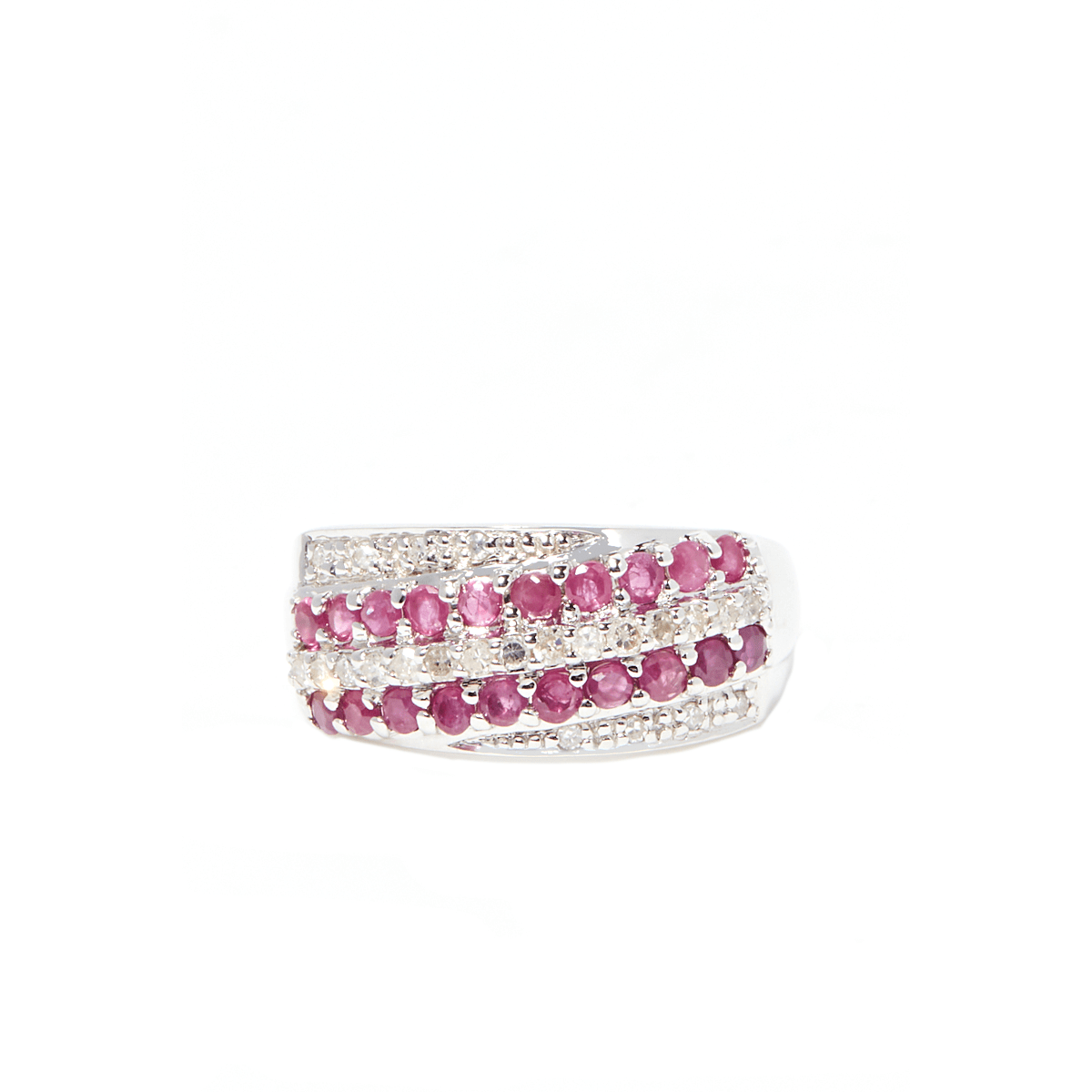 Bague "Chemin des Rubis" Or et Diamants Bague "Chemin des Rubis" Or, Rubis et Diamants