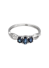 Bague "Trio Azul" Or et Diamants