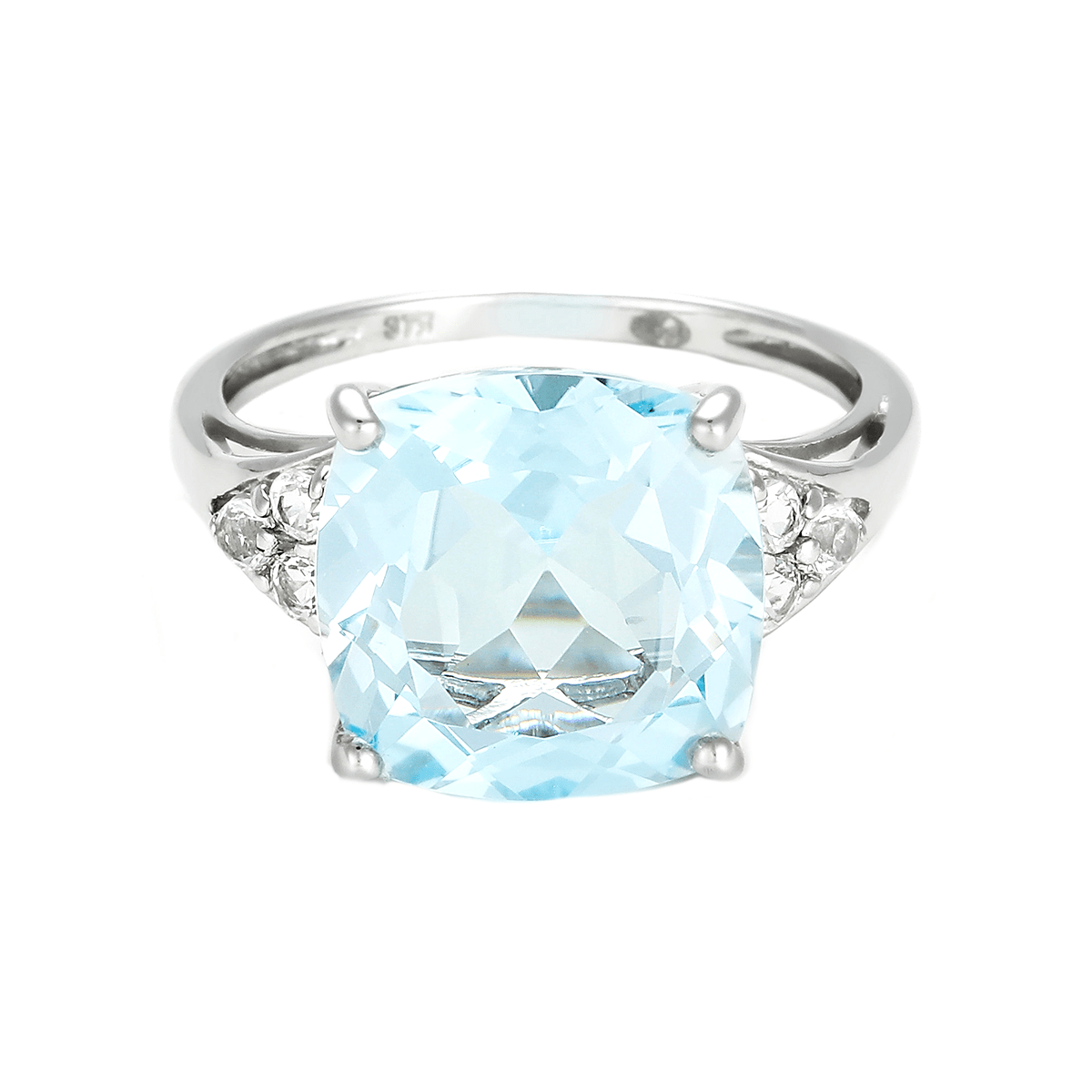 BAGUE "Blue Light" Or et Diamants Bague "Débordante" TW0,24/6 BT7,5/1