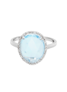 Bague "Bermudes Nouvelles Topaze" Or et Diamants