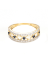 Bague "Sapphire Crown" Or et Diamants