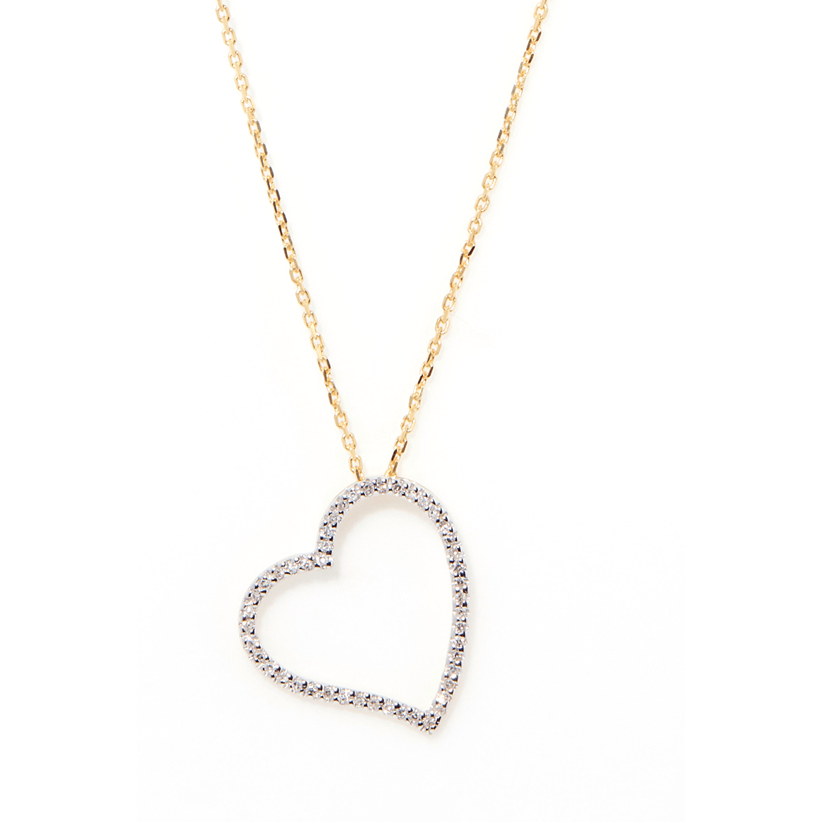 Pendentif "Coeur Oriental " Or et Diamants Pendentif "Noble" Or jaune et Diamant