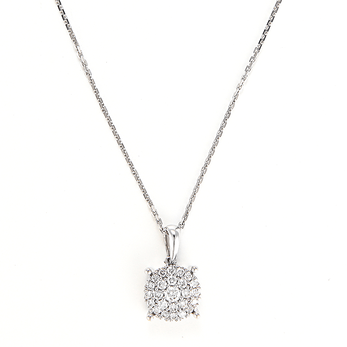 Pendentif "Oeillet" Or et Diamants Pendentif "Précieux" Or blanc et Diamant