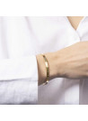 "JE T'AIME MAMAN" Jonc doré bracelet à message