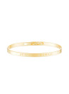"JE T'AIME MAMAN" Jonc doré bracelet à message