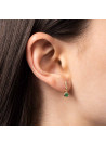 Boucles d'oreilles Or jauneet pierres