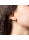 Boucles d'oreilles Or jauneet pierres