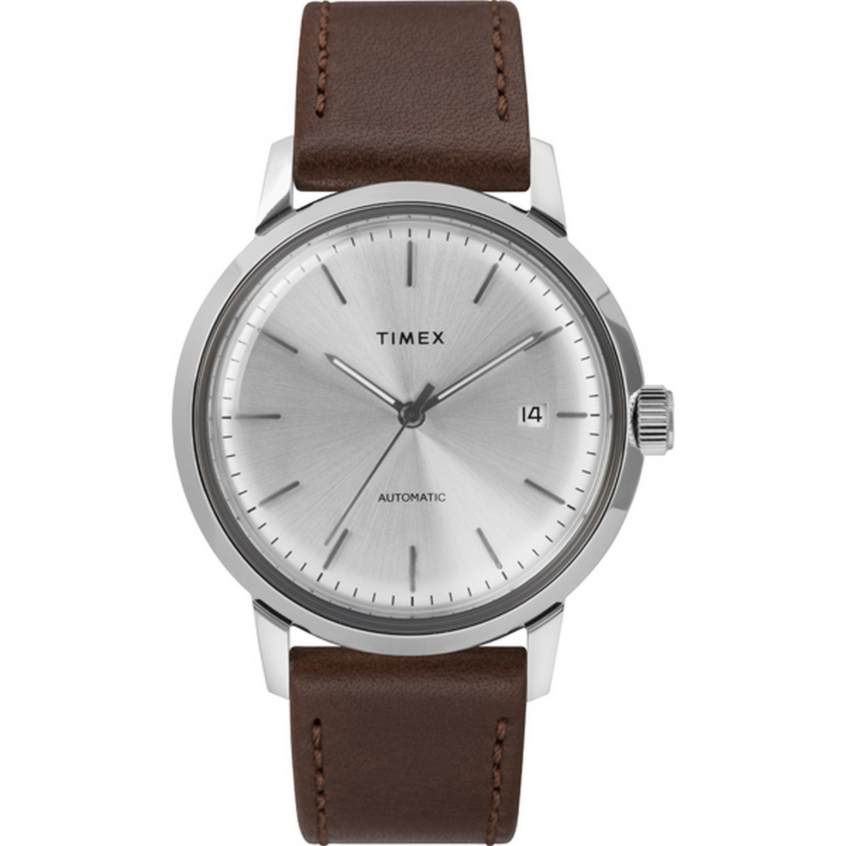 Montre Homme Timex "Marlin Automatic" Boîtier 40 mm Cadran Argenté-TW2T22700