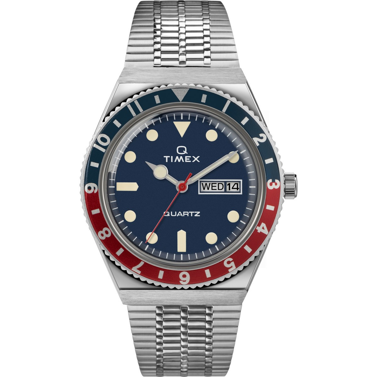 Montre Homme Timex "Q Timex Reissue" Boîtier 38 mm Cadran Bleu-TW2T80700 Montre Homme Timex "Q Timex Reissue" Boîtier 38 mm Cadran Bleu-TW2T80700