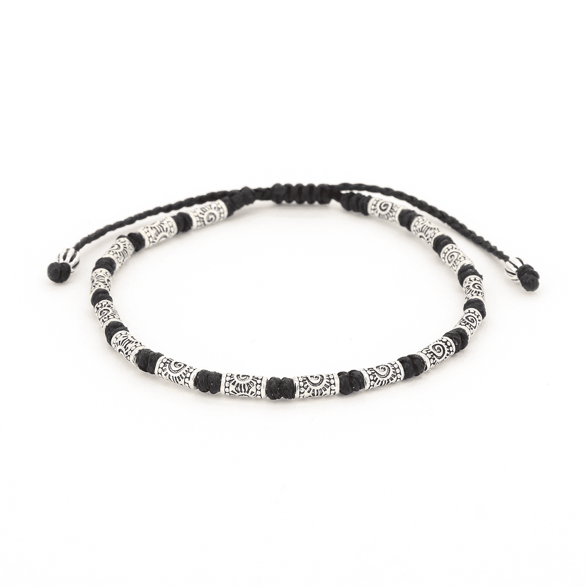 Bracelet ajustable Bracelet Homme Argent 925/1000 ajustable"Feran"