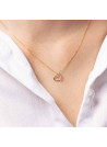 Pendentif "Cœur précieux" Or Jaune et Diamants