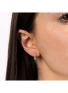 Boucles d'oreilles Or jauneet zirconium