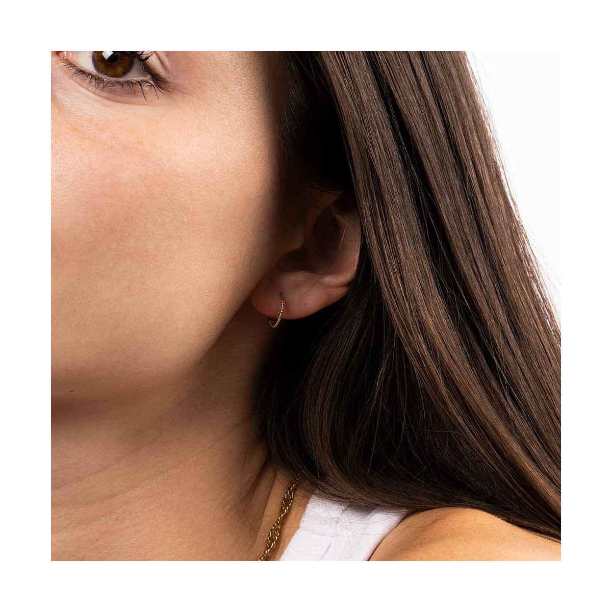 Boucles d'oreilles "Tendresse" Or jaune Boucles d'oreilles "Éperdument" Or jaune