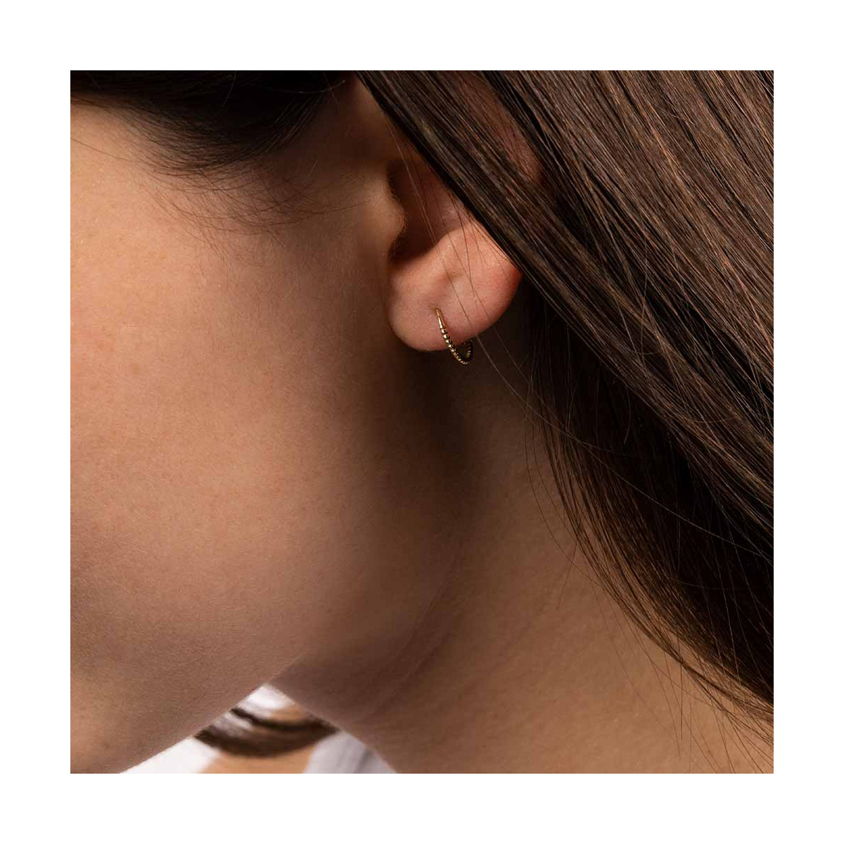 Boucles d'oreilles "Tendresse" Or jaune Boucles d'oreilles "Éperdument" Or jaune