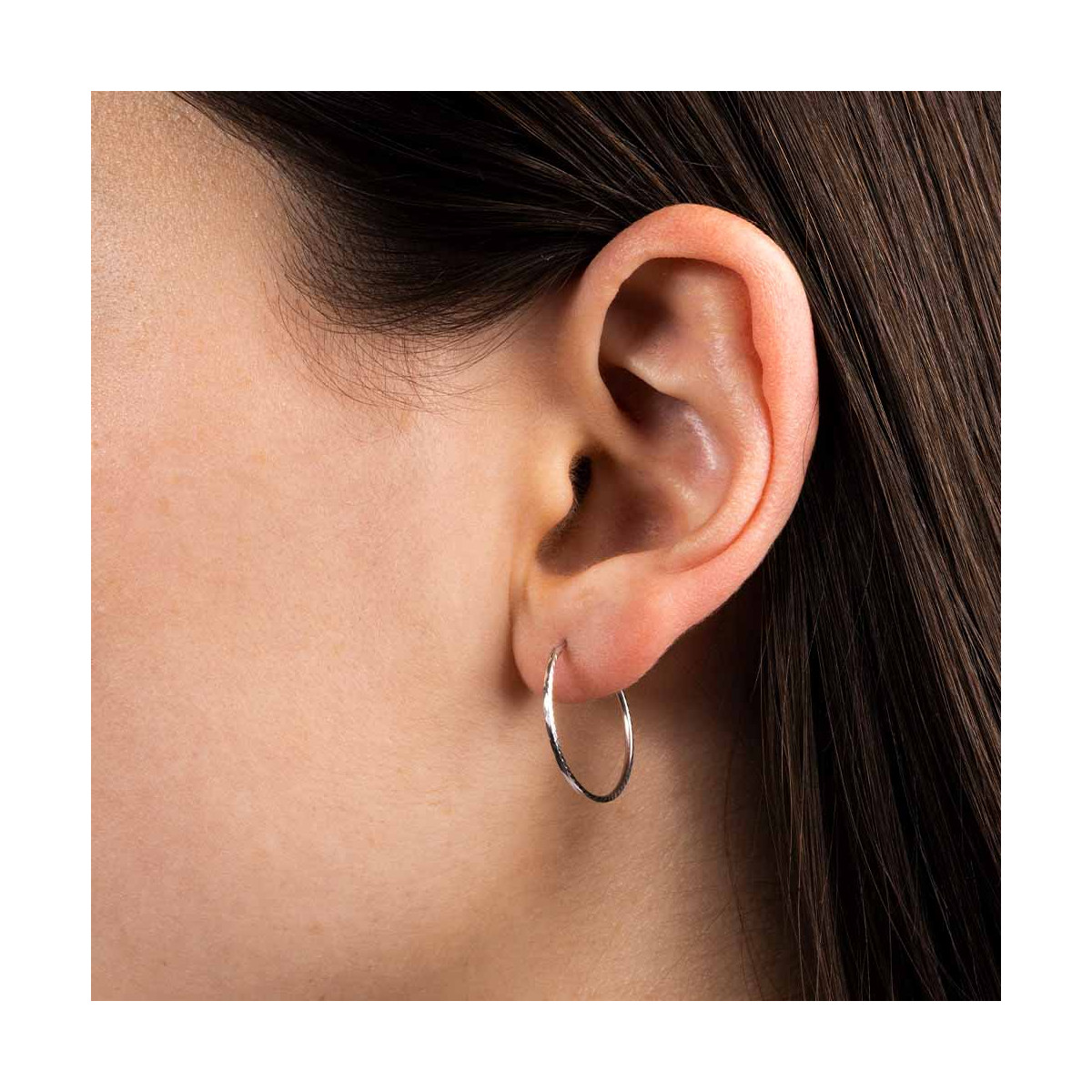 Boucles d'oreilles Or blanc Boucles d'oreilles "Fructueuse" Or blanc