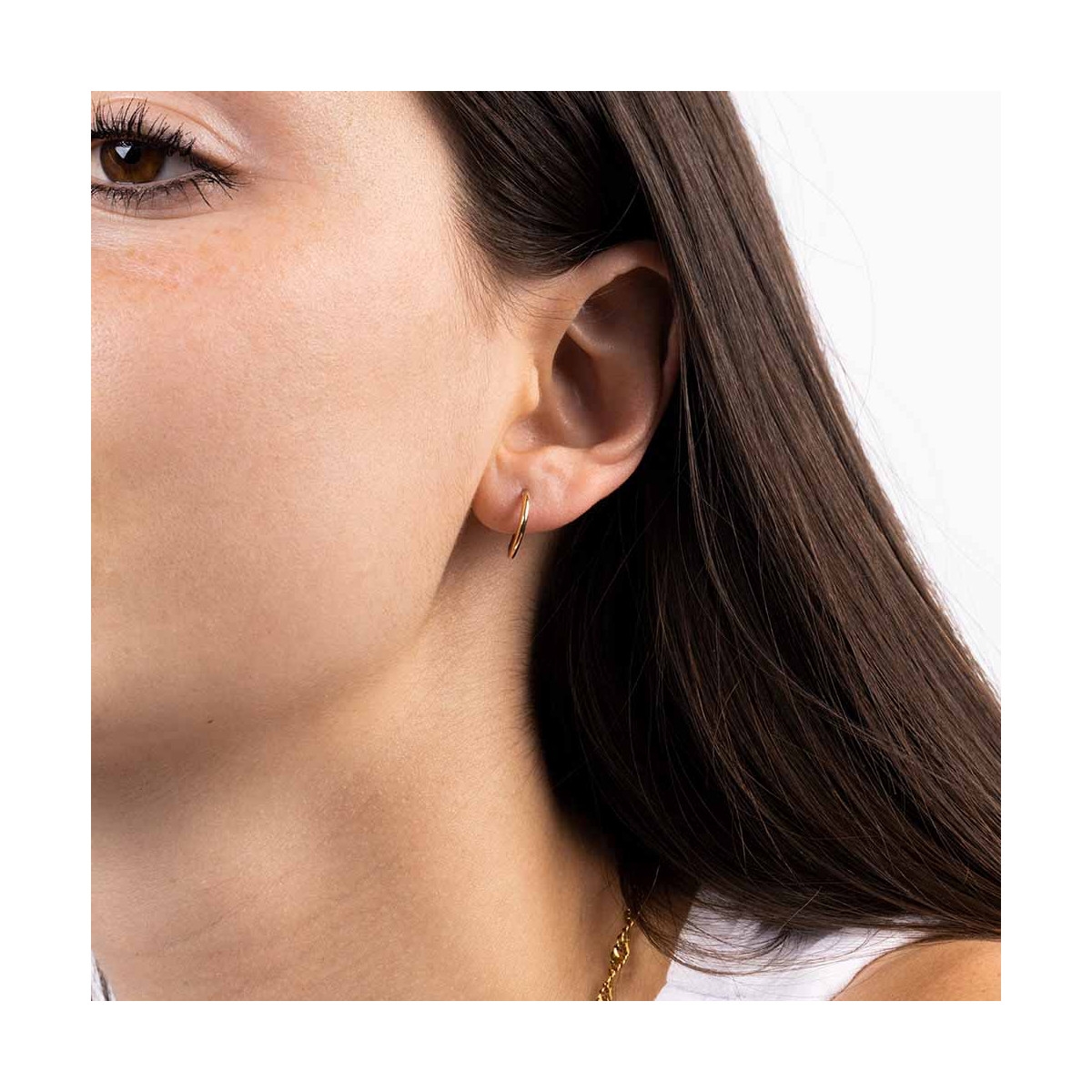 Boucles d'oreilles Or jaune Boucles d'oreilles "Créoles Simplicité" Or jaune