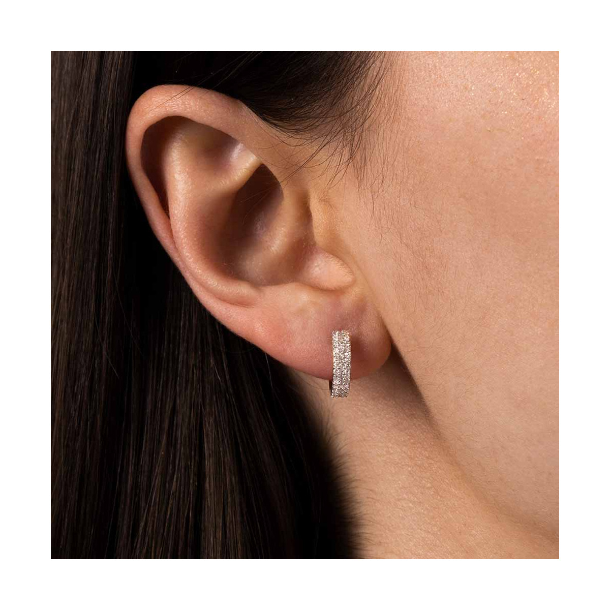 Boucles d'oreilles Or Jaune et Diamant Boucles d'oreilles "Frémissante" Or jaune et Diamant