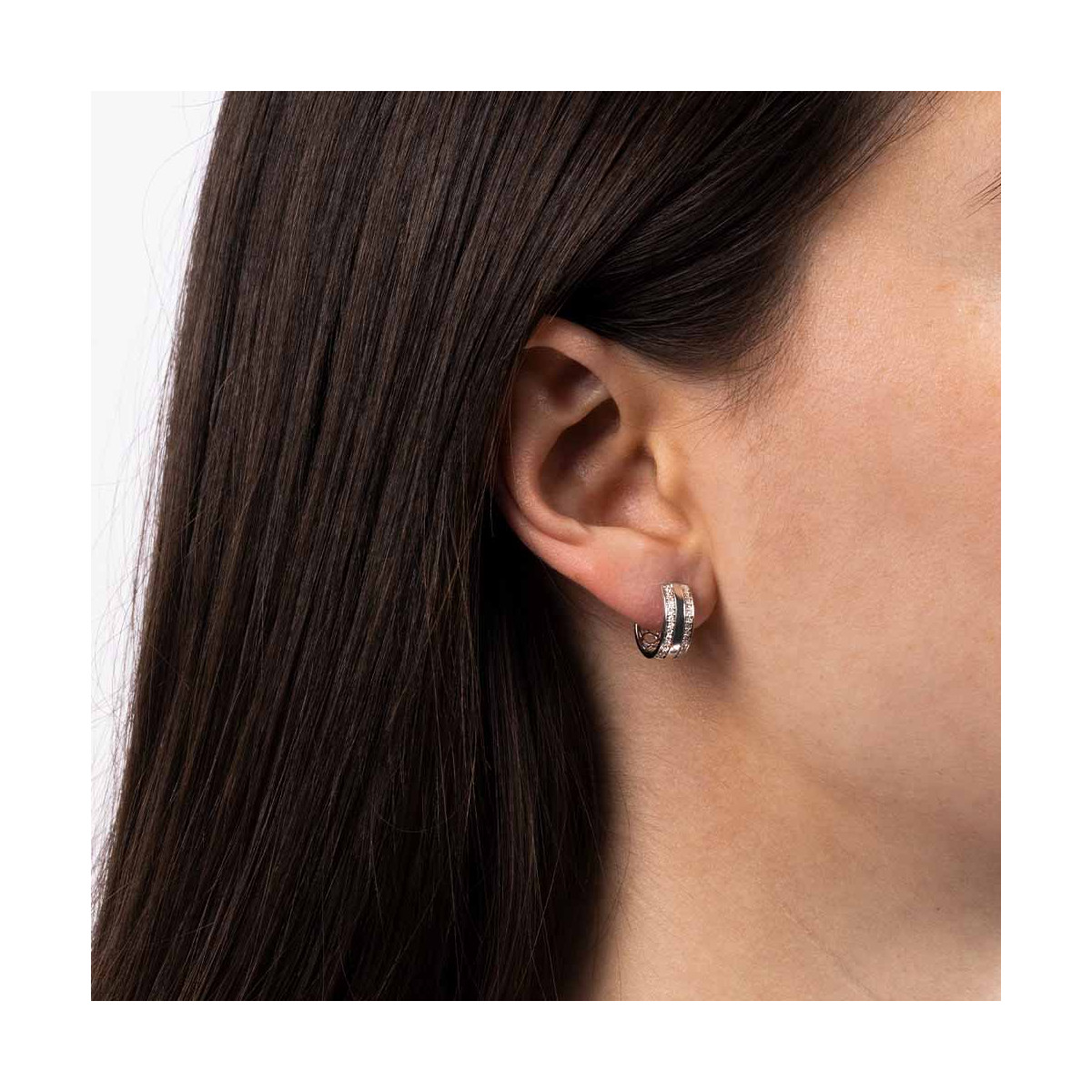 Boucles d'oreilles Or Blanc et Diamant Boucles d'oreilles Or Blanc et Diamant