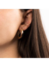 Boucles d'oreilles Or tricolore