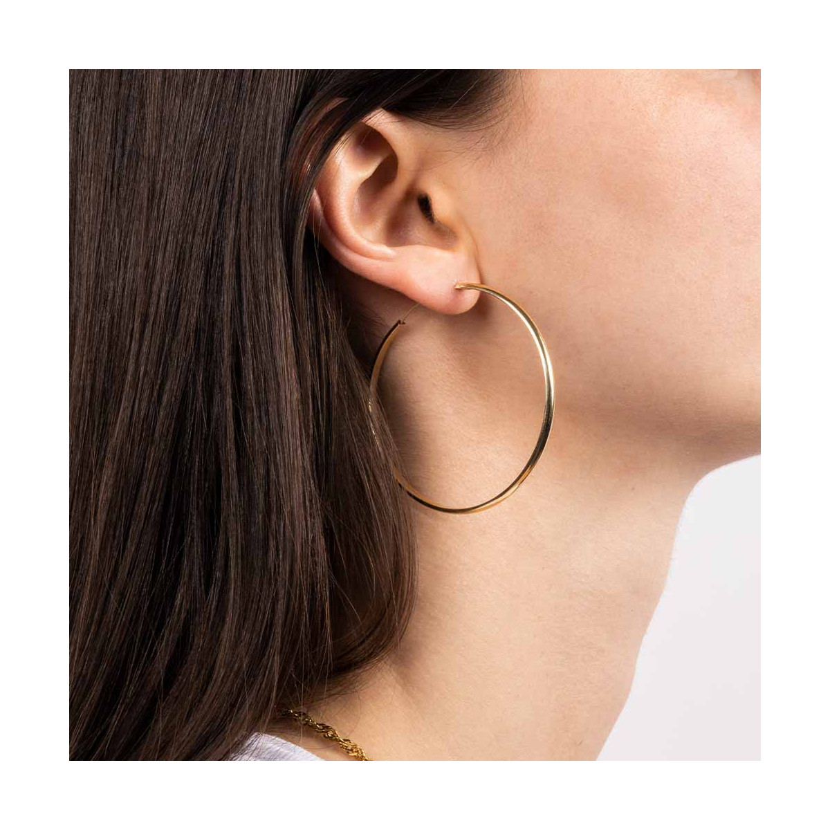 Boucles d'oreilles créoles Or Jaune Boucles d'oreilles "Diadème" Or jaune