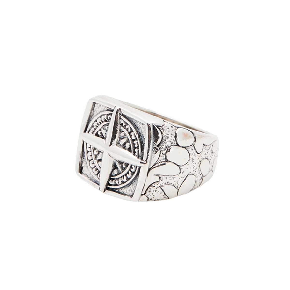 Bague argent homme